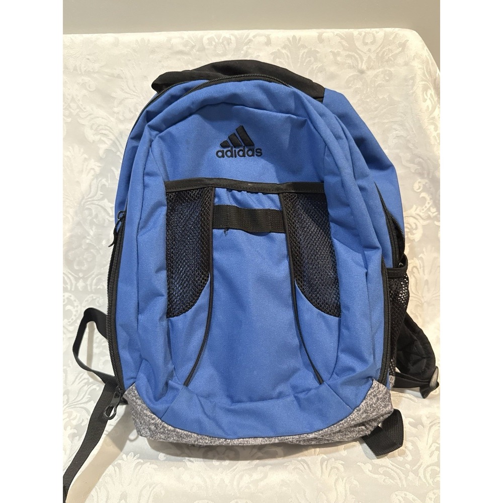 ADIDAS ADAPTIVE Backpack School LAPTOP Bag Blue and Black travel